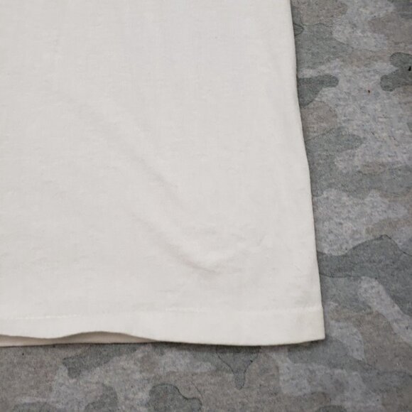 Vintage Oneita Shirt Mens 2XL White Made In USA Firebird Racing Single Stitch - Picture 4 of 11